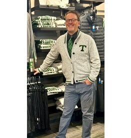 Barbarian Final Sale Classic Worksock Cardigan Forest Stripe