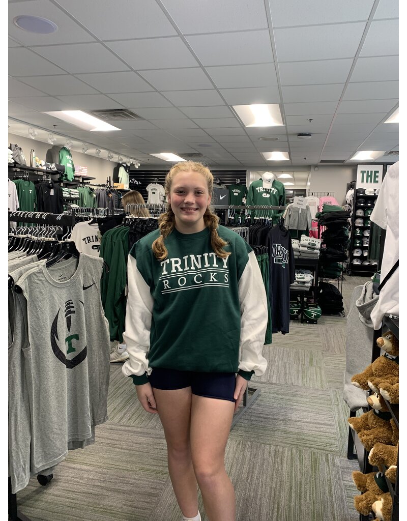 Game Social Final Sale Ladies Two Color Fleece Crew