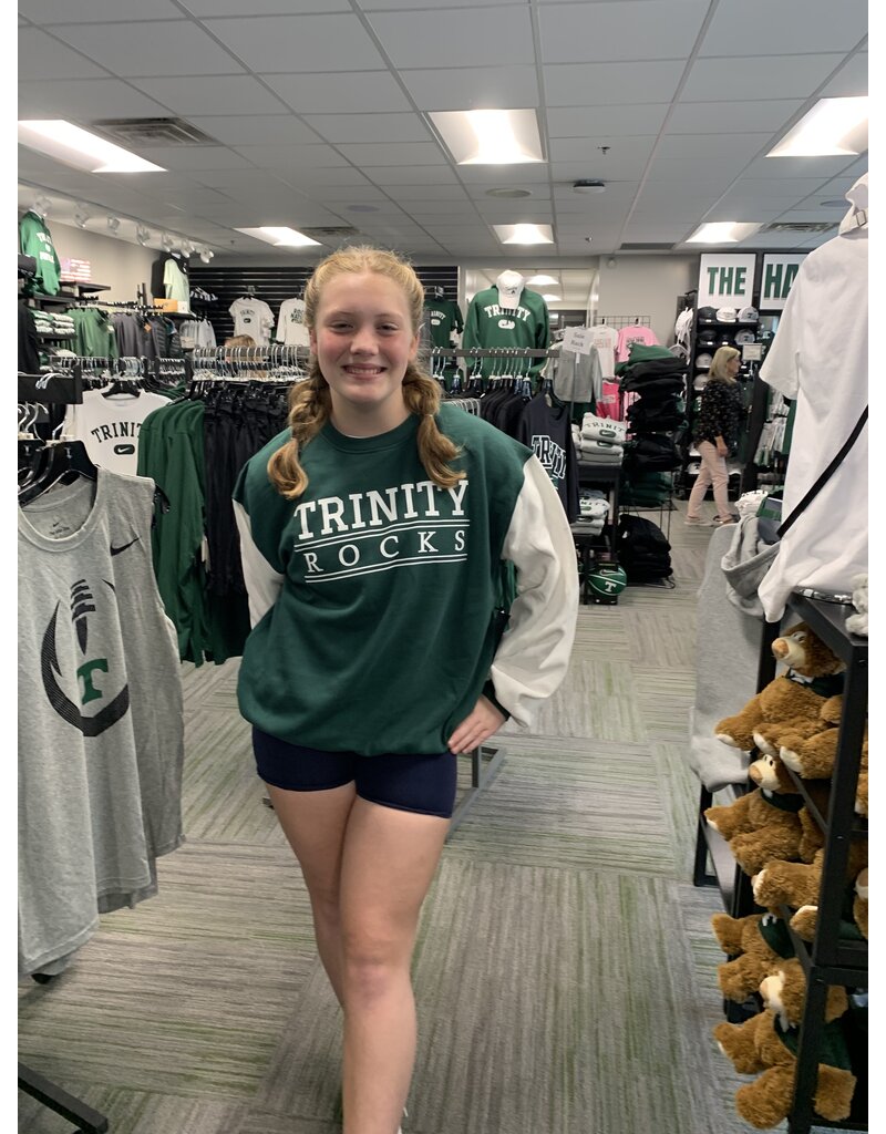 Game Social Final Sale Ladies Two Color Fleece Crew
