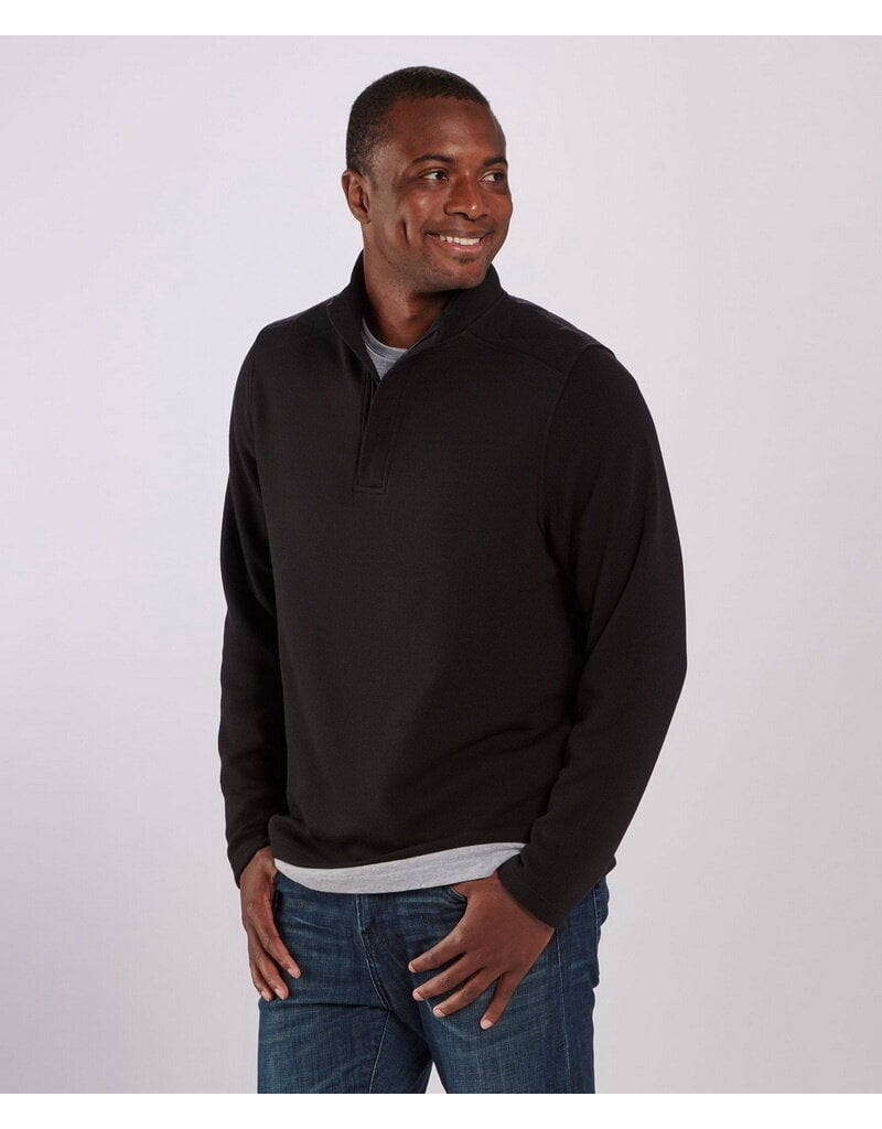 Boxercraft Final Sale New Sullivan Fleece 1/4 Zip Black