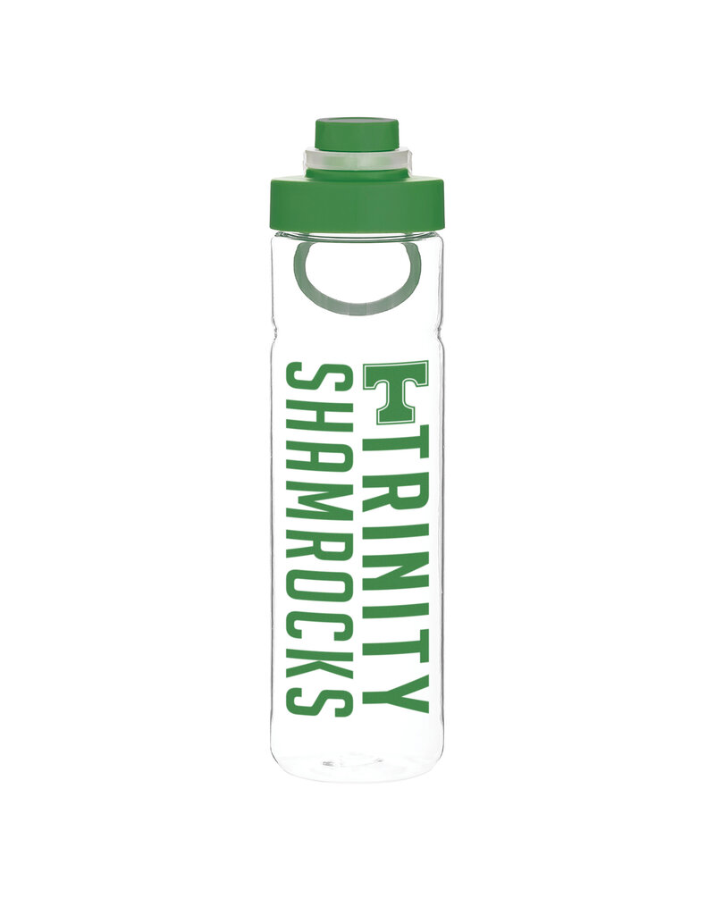 Spirit Products Clear Green Lid Water Bottle