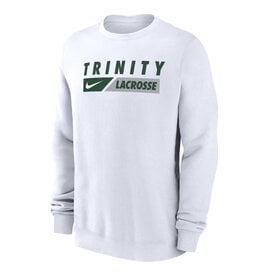 Nike Final Sale Nike White Lacrosse Club Fleece Crew