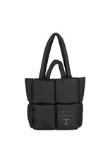 Logo Brands Trinity Black Puff Tote
