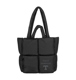 Logo Brands Trinity Black Puff Tote