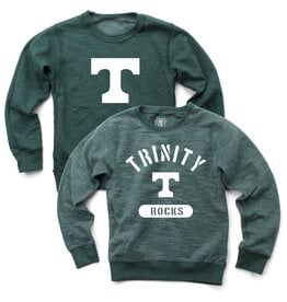 Wes & Willy Youth Reversible Fleece Sweatshirt Power T Green