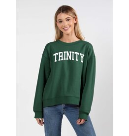 University Girls Final Sale Chicka-D Old School Crew Green