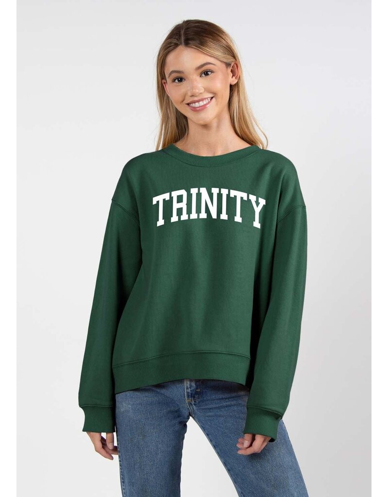 University Girls Final Sale Chicka-D Old School Crew Green