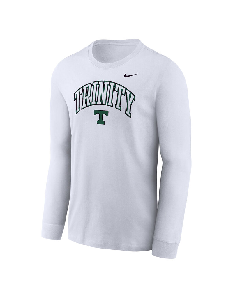 Nike Nike White Legend Dri-fit Tee Trinity Outline L/S