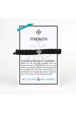 My Saint My Hero Strength for Him  Bracelet