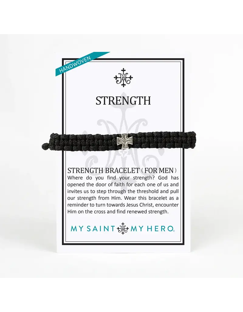 My Saint My Hero Strength for Him  Bracelet