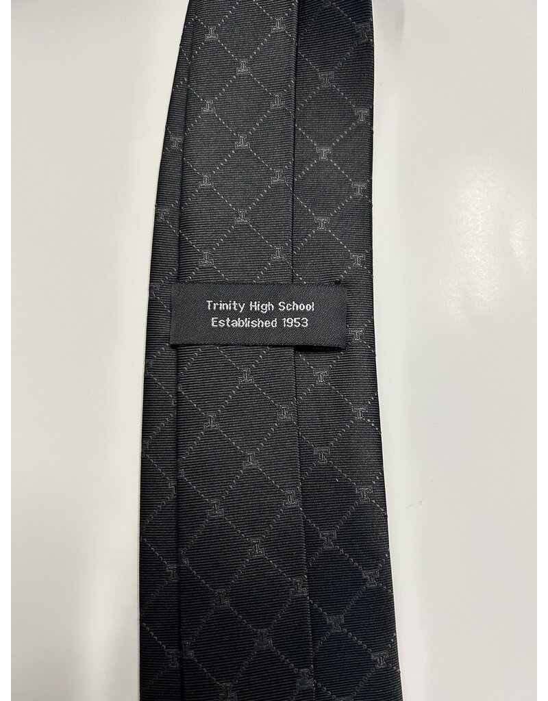 Candor Threads New Black Design Tie Woven Silk