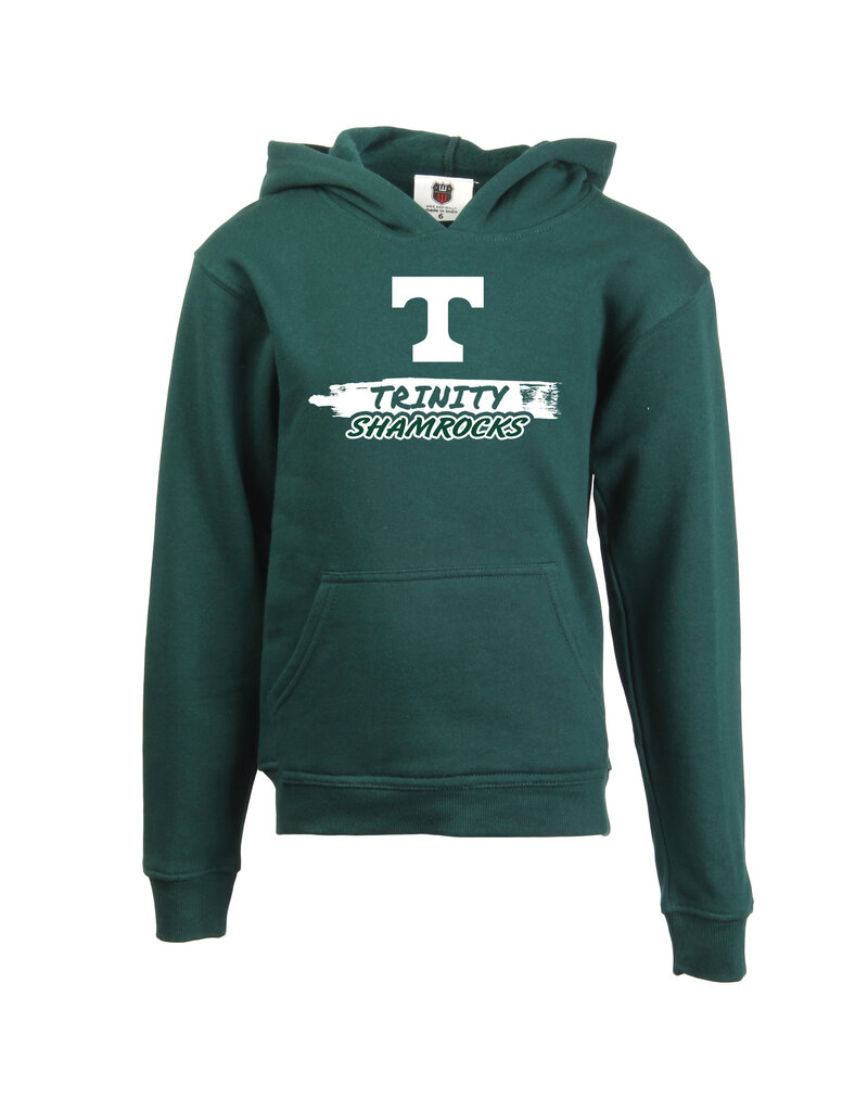 Wes & Willy Youth Kids Cotton Green Hoodie Size 4-7