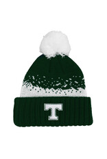 Logo Fit Iceman Speckle Pattern Knit Hat with Pom