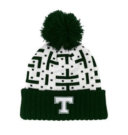 Logo Fit Green/White Pacman Knit Hat