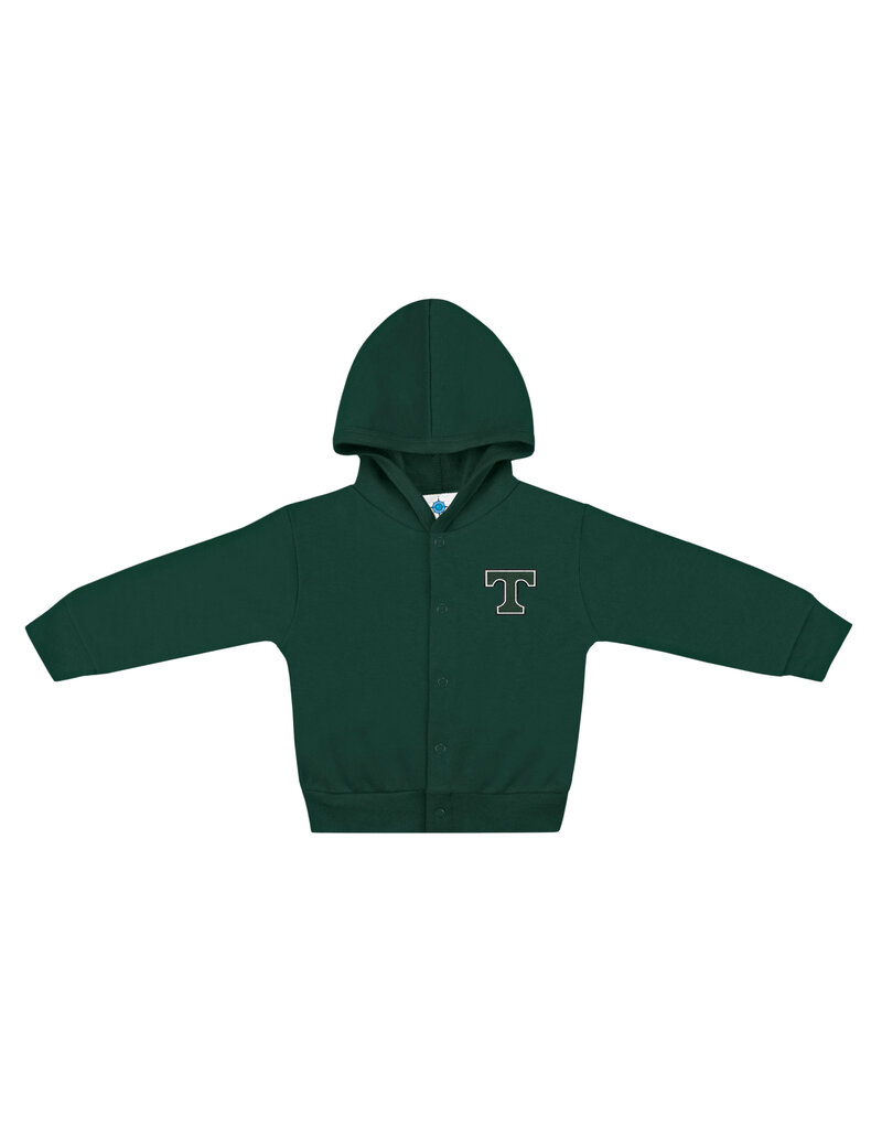 Creative Knitwear Creative Knitwear Hooded Snap Jacket