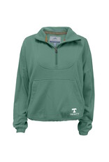Summit Sportswear Vintage Terry 1/4 Zip Paneling Pullover