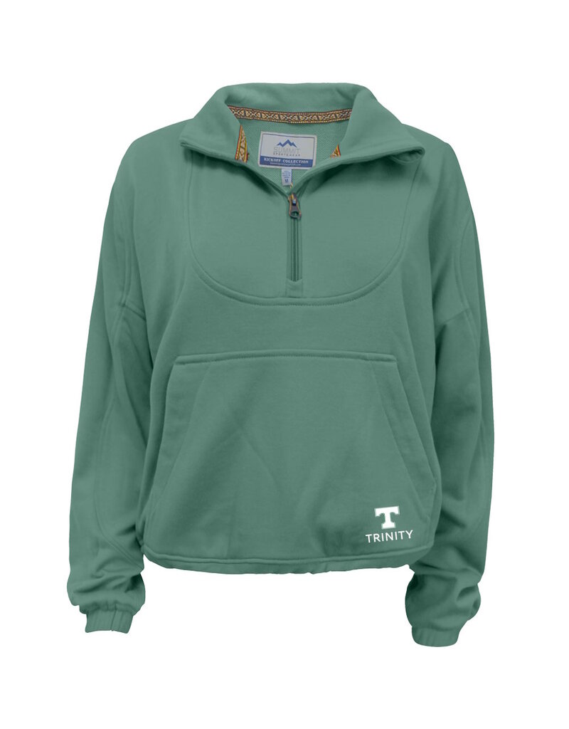 Summit Sportswear Vintage Terry 1/4 Zip Paneling Pullover