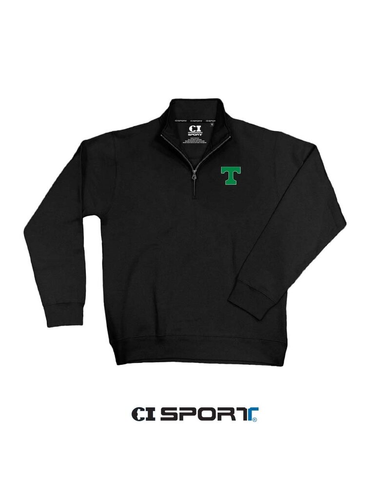 CI Sports Black 80/20 Cotton 1/4 Zip