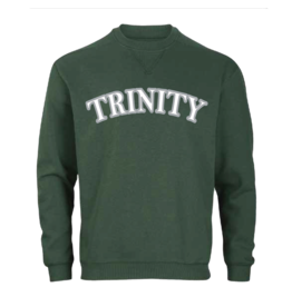 Boxercraft Green Fleece Soft Fleece Crew with Applique