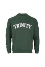 Boxercraft Green Fleece Soft Fleece Crew with Applique