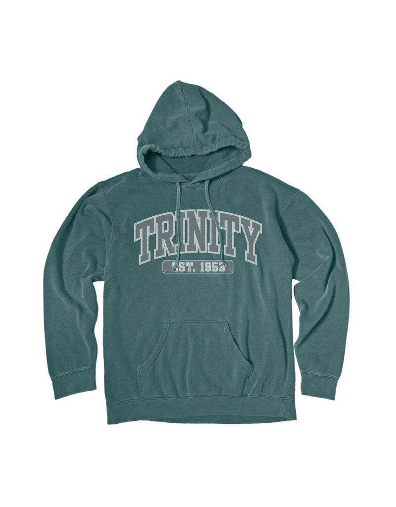 Blue 84 Ringspun Green Hoodie Comfort Wash EST 1953