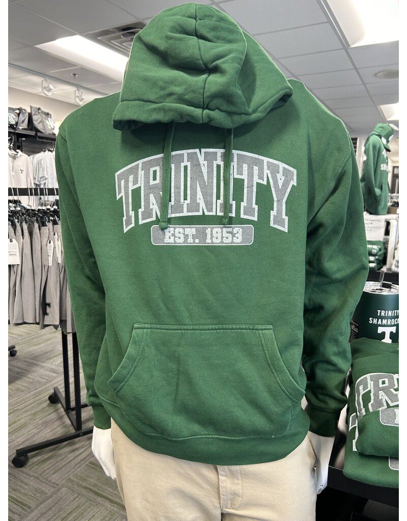 Blue 84 Ringspun Green Hoodie Comfort Wash EST 1953