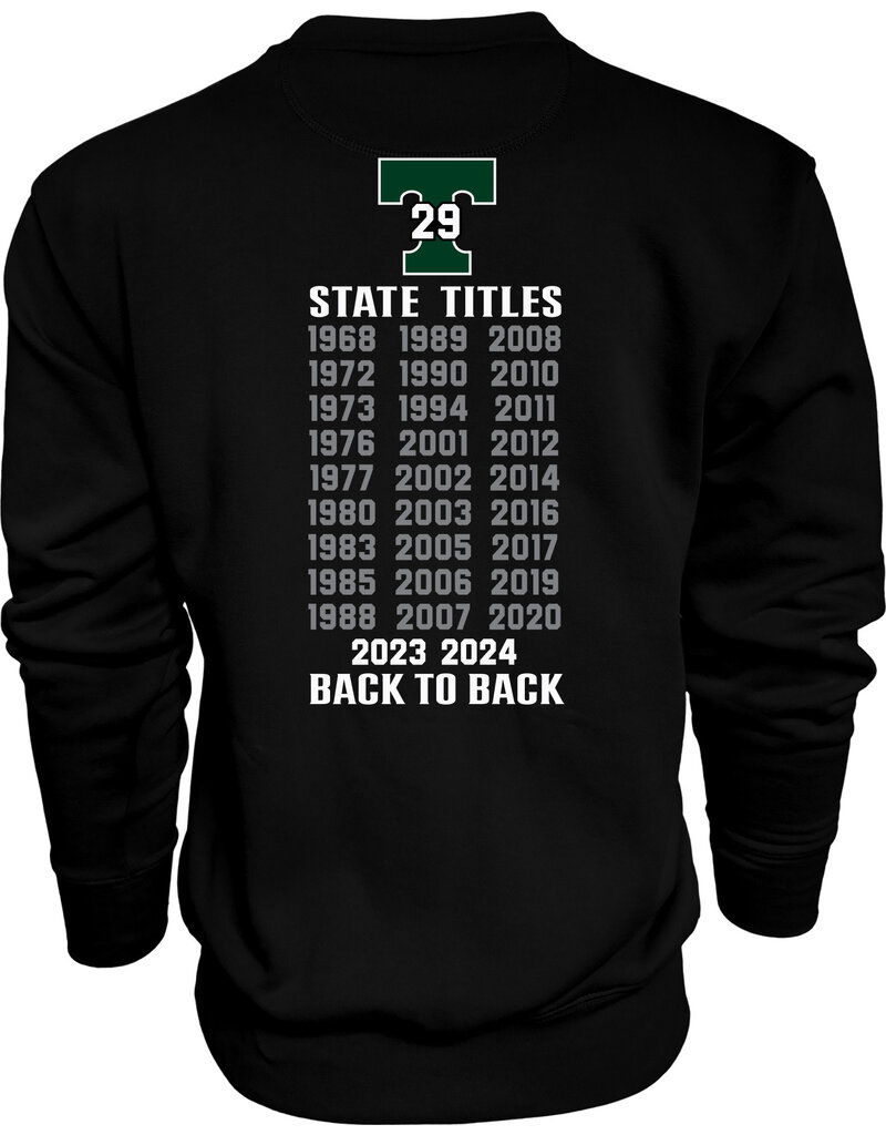 Blue 84 Football State Champs 2024 Black Crew