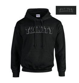 Gildan Black Hoodie Tonal Sweatshirt