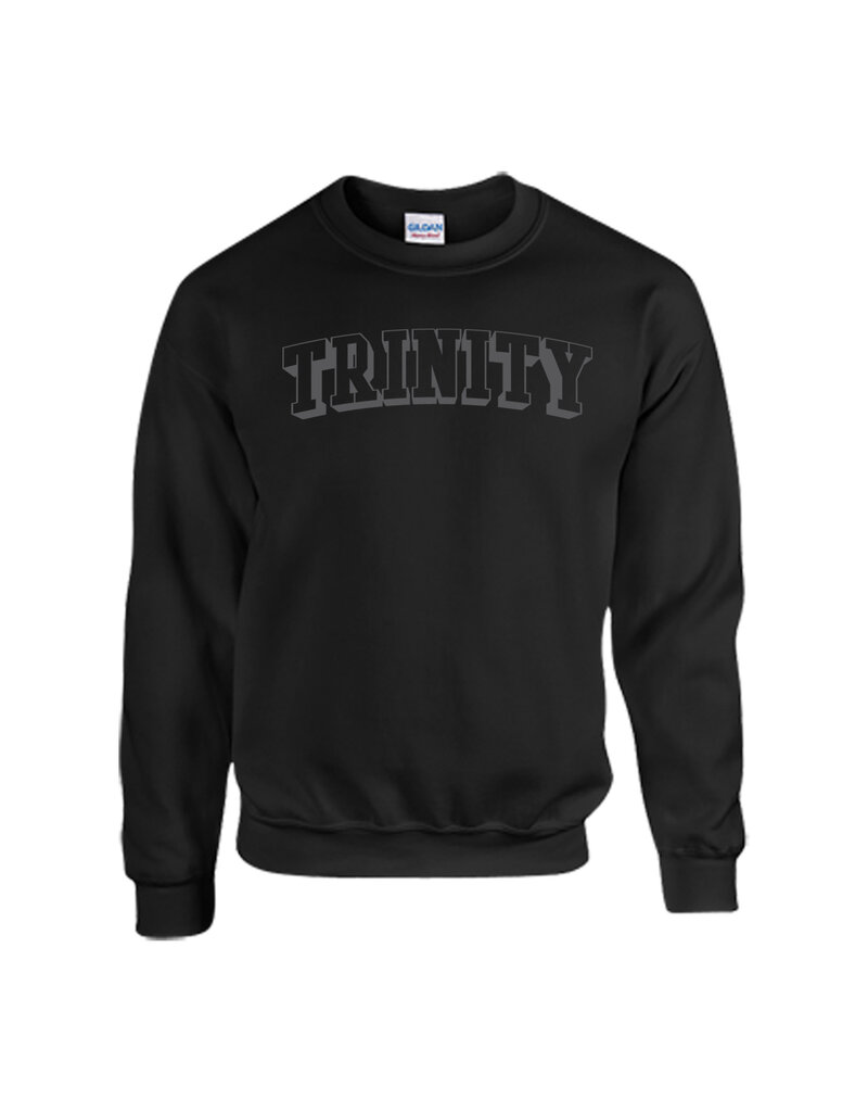 Gildan Black Crew Tonal Sweatshirt