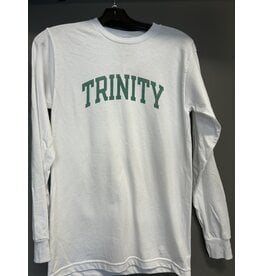 Final Sale  Soft White Cotton Long Sleeve Trinity Arched