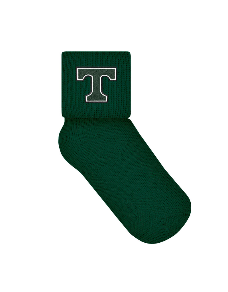 Creative Knitwear Toddler Green Anklet Socks
