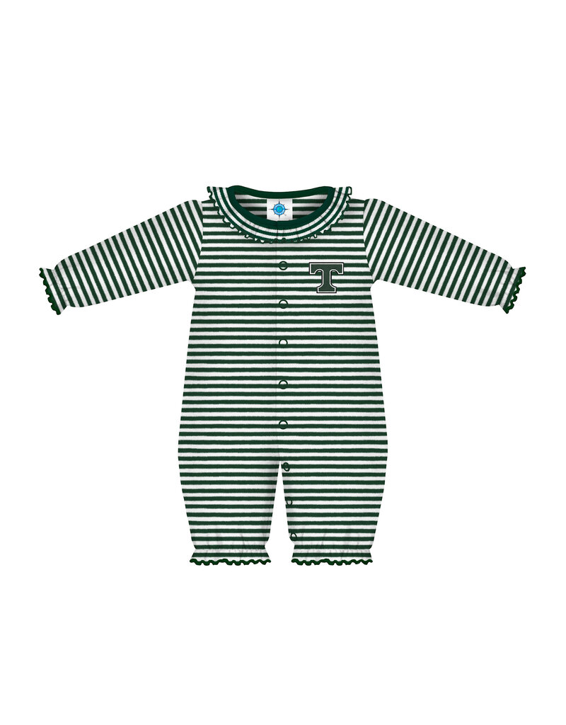 Creative Knitwear Creative Knitwear Ruffle Striped Convertible
