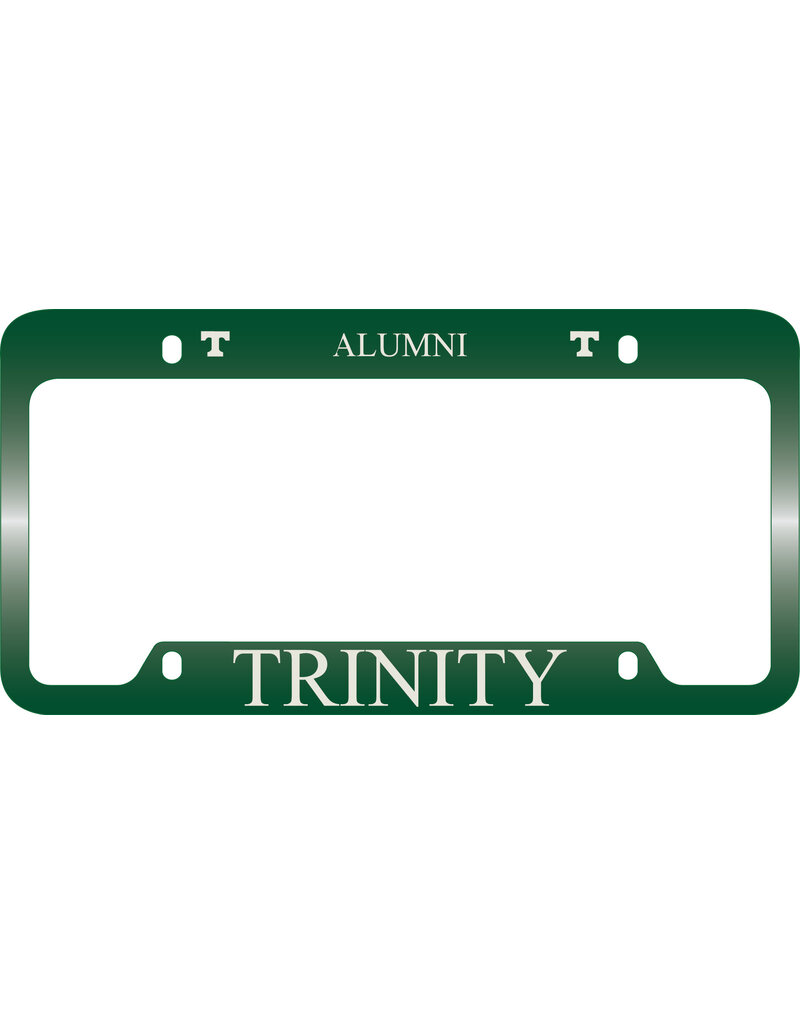 LXG Alumni License Plate Frame Green/Silver