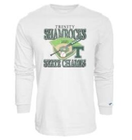 Blue 84 2025 Baseball State Champs White Tee Long Sleeve