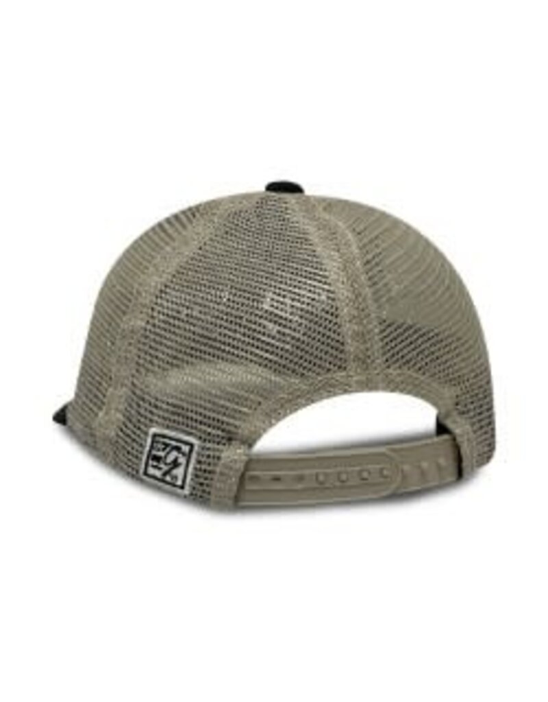 Game Black Shamrock Trucker Hat with Rock on Side