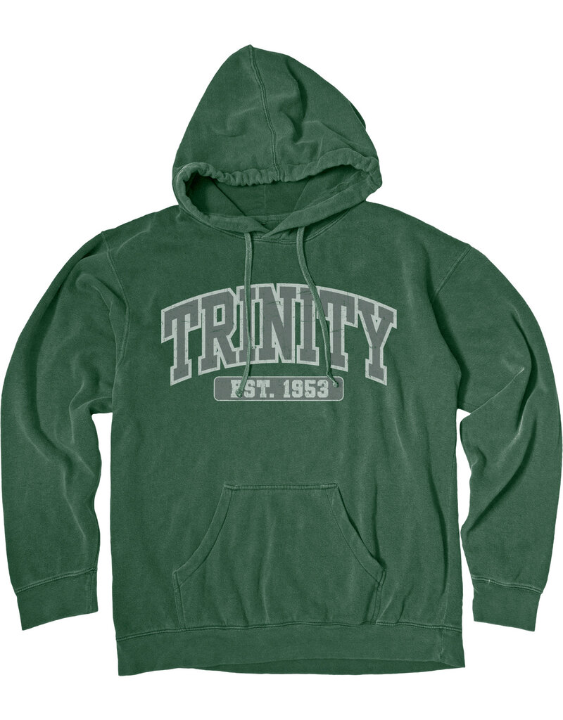 Blue 84 Ringspun Green Hoodie Comfort Wash EST 1953