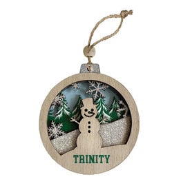 Spirit Products Forest Christmas Snowman