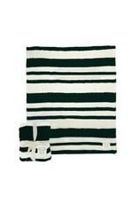 Logo Brands Logo Brand Luxe Dreams Blanket Green White