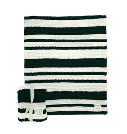 Logo Brands Logo Brand Luxe Dreams Blanket Green White