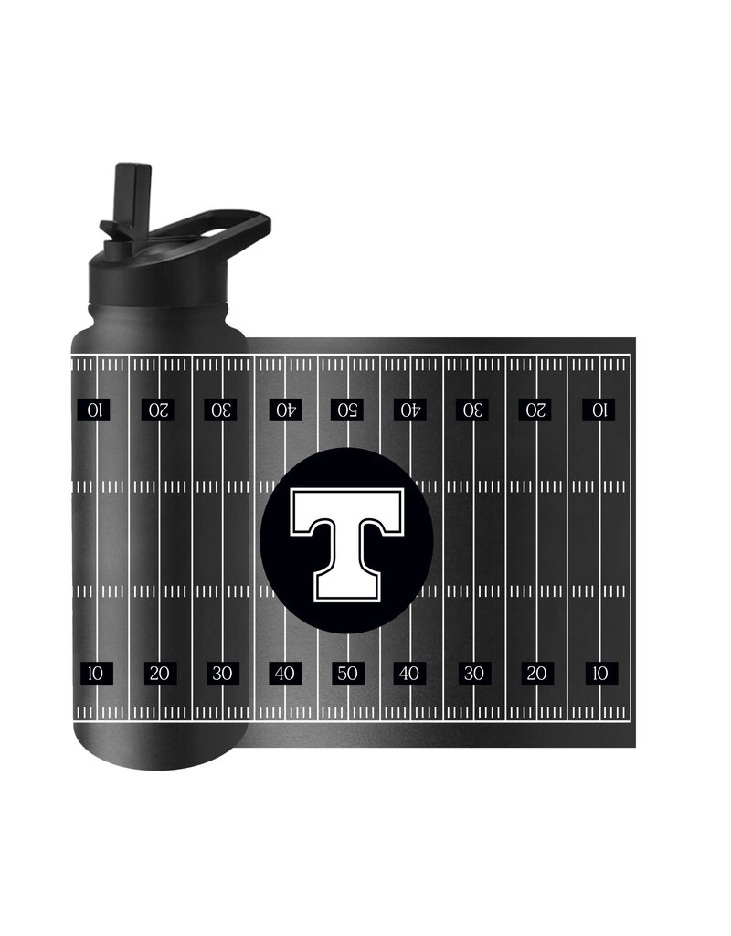 Logo Brands Black Trinity Field 32 oz quencher bottle