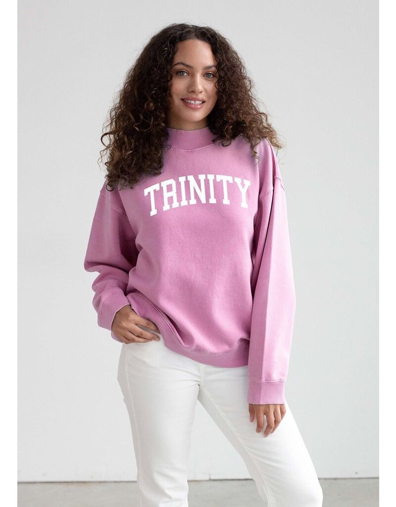 University Girls New Pink Chicka-D Old School Crew