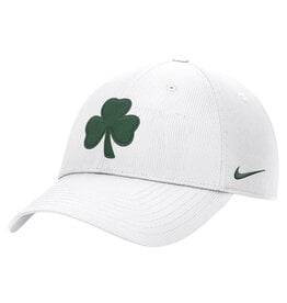 Nike Nike Club Structured Swooshflex White Hat Shamrock Logo
