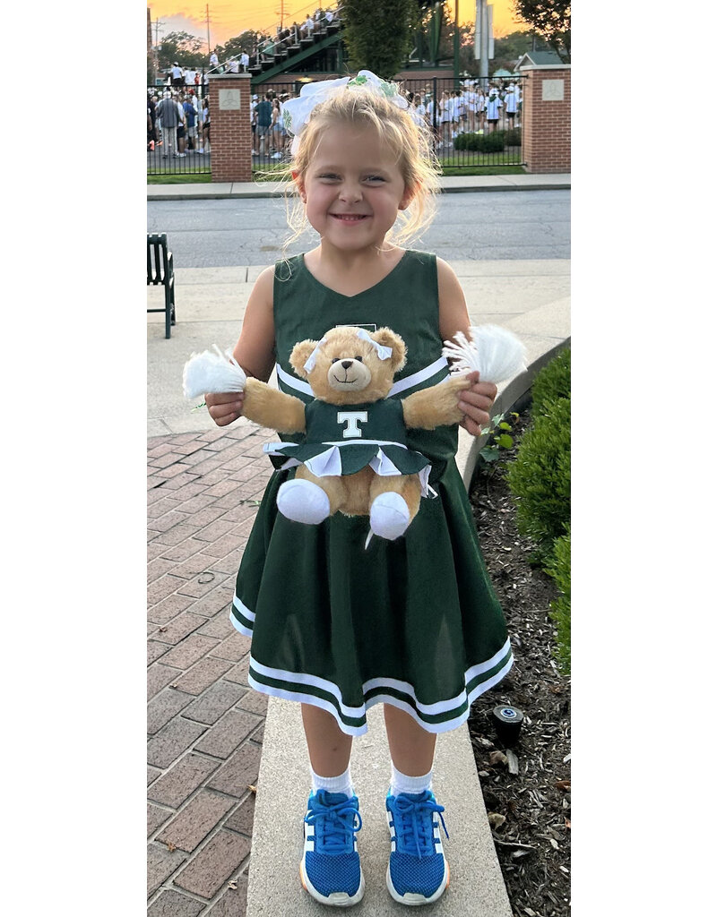 Mascot Factory Trinity Carly Bear with Cheer Outfit