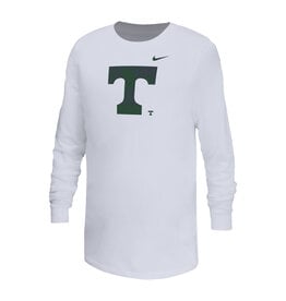 Nike Nike Youth White Power T Dri Fit Long Sleeve