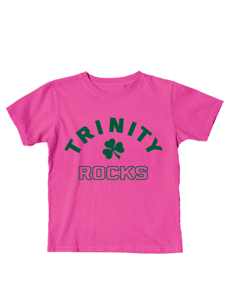 Blue 84 Youth Cotton Confetti PinkTee