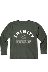 Blue 84 Youth Cotton Forest/Grey Tee L/S