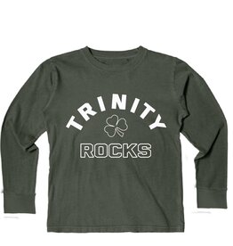Blue 84 Youth Cotton Forest/Grey Tee L/S