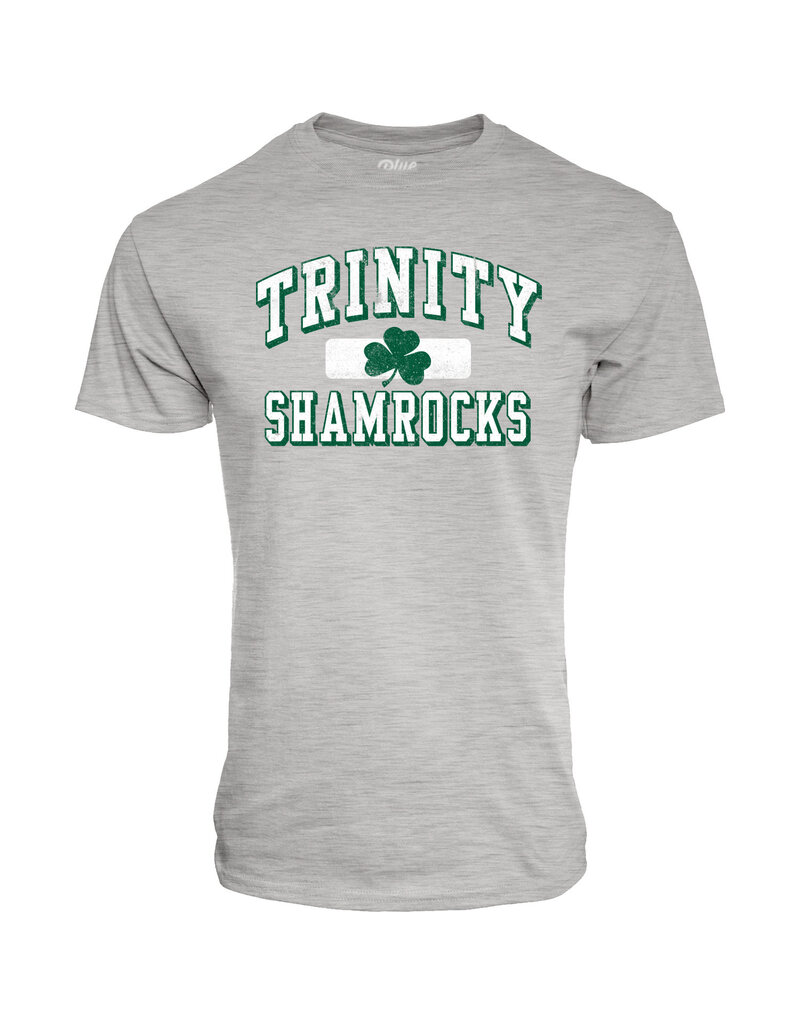 Blue 84 Trinity Shamrocks Ringspun Heather  CottonTee