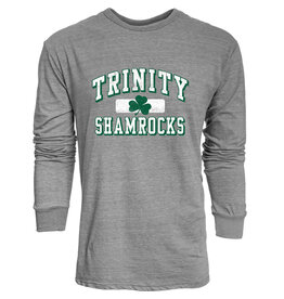 Blue 84 Final Sale Trinity Shamrocks Ringspun Heather CottonTee L/S