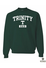 League Trinity Cotton Green Dad Crew